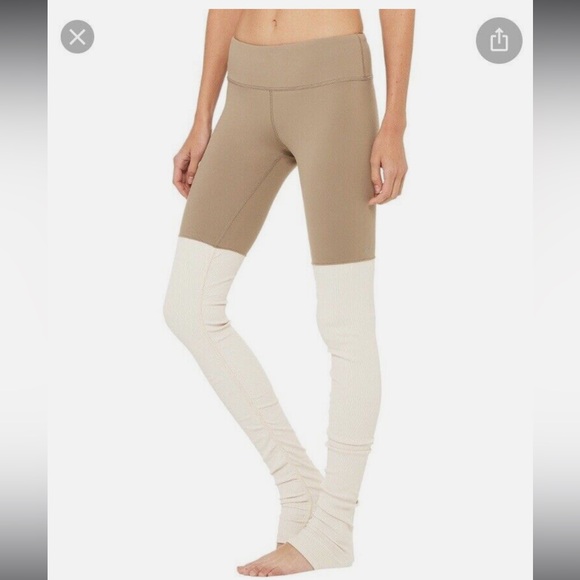 Alo yoga leggings scrunch two toned leggings size small athleisure  Alo Goddess - Picture 2 of 12